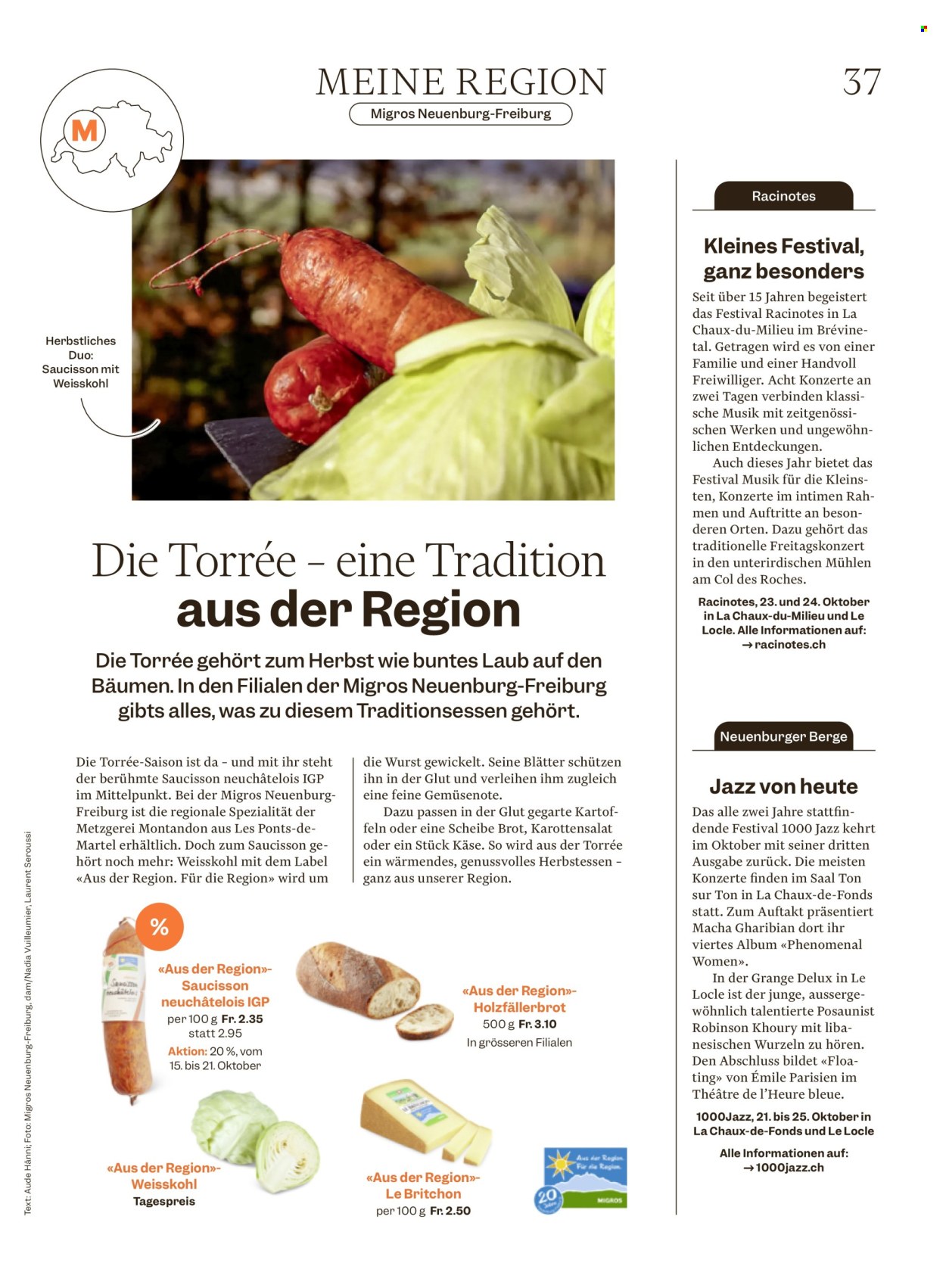 Prospekte Migros - 14.10.2026 - 21.10.2026. Seite 37. Seite 37