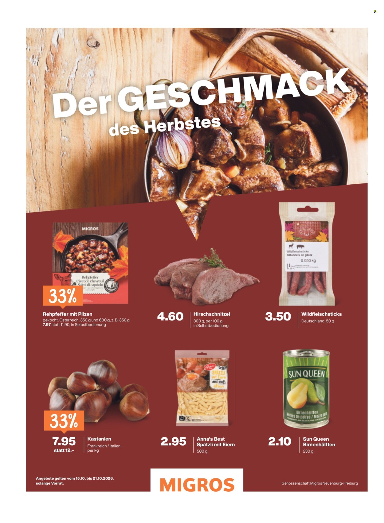 Prospekte Migros - 14.10.2026 - 21.10.2026. Seite 38. Seite 38