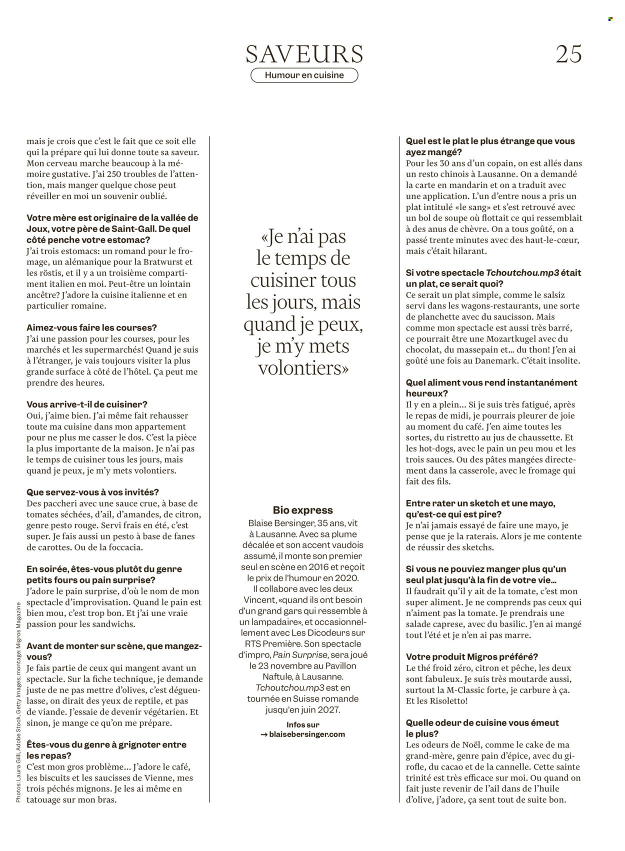 Prospekte Migros - 14.10.2026 - 21.10.2026. Seite 25. Seite 25