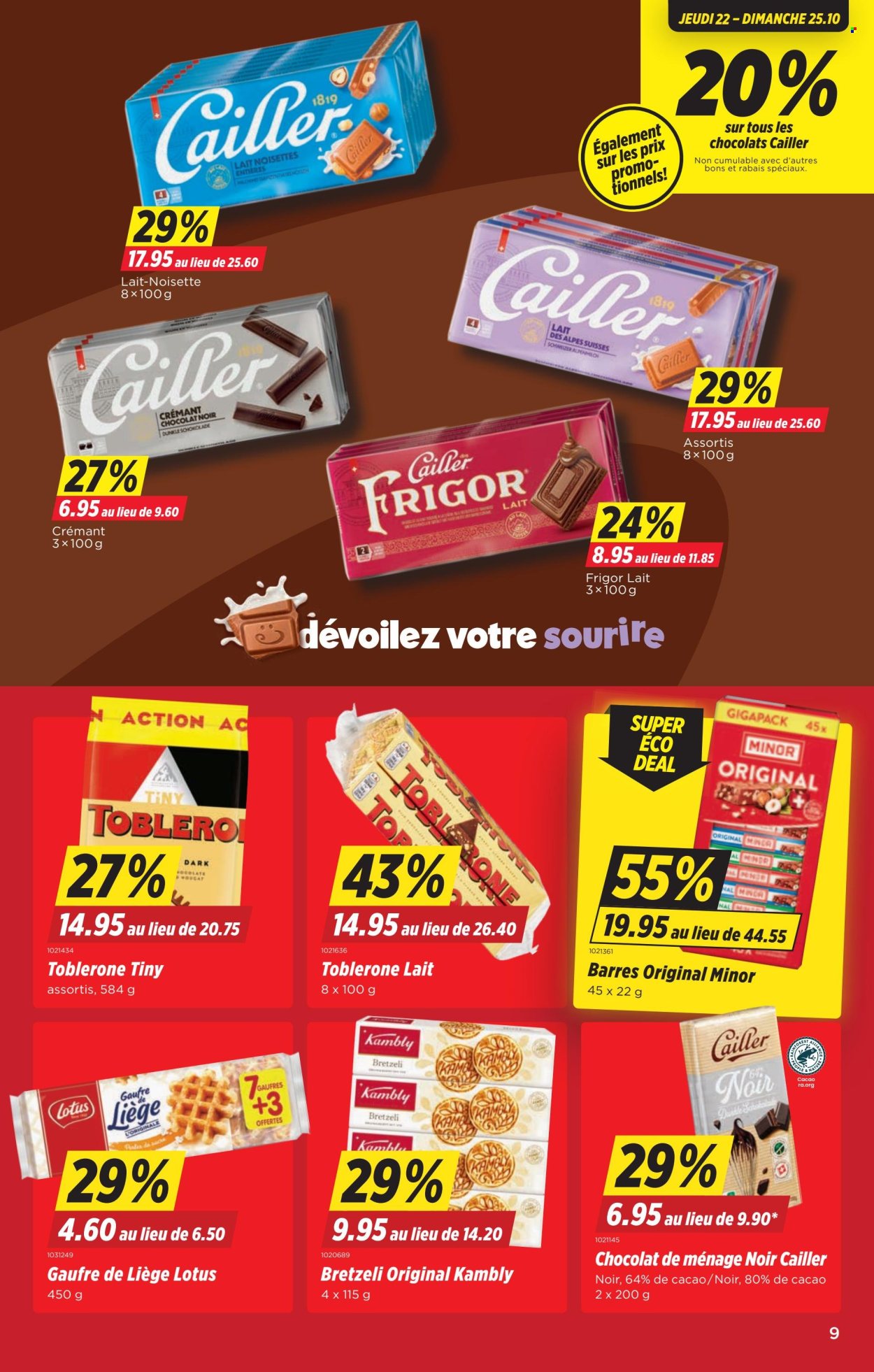 Prospekte Denner - 22.10.2026 - 28.10.2026. Seite 9. Seite 9