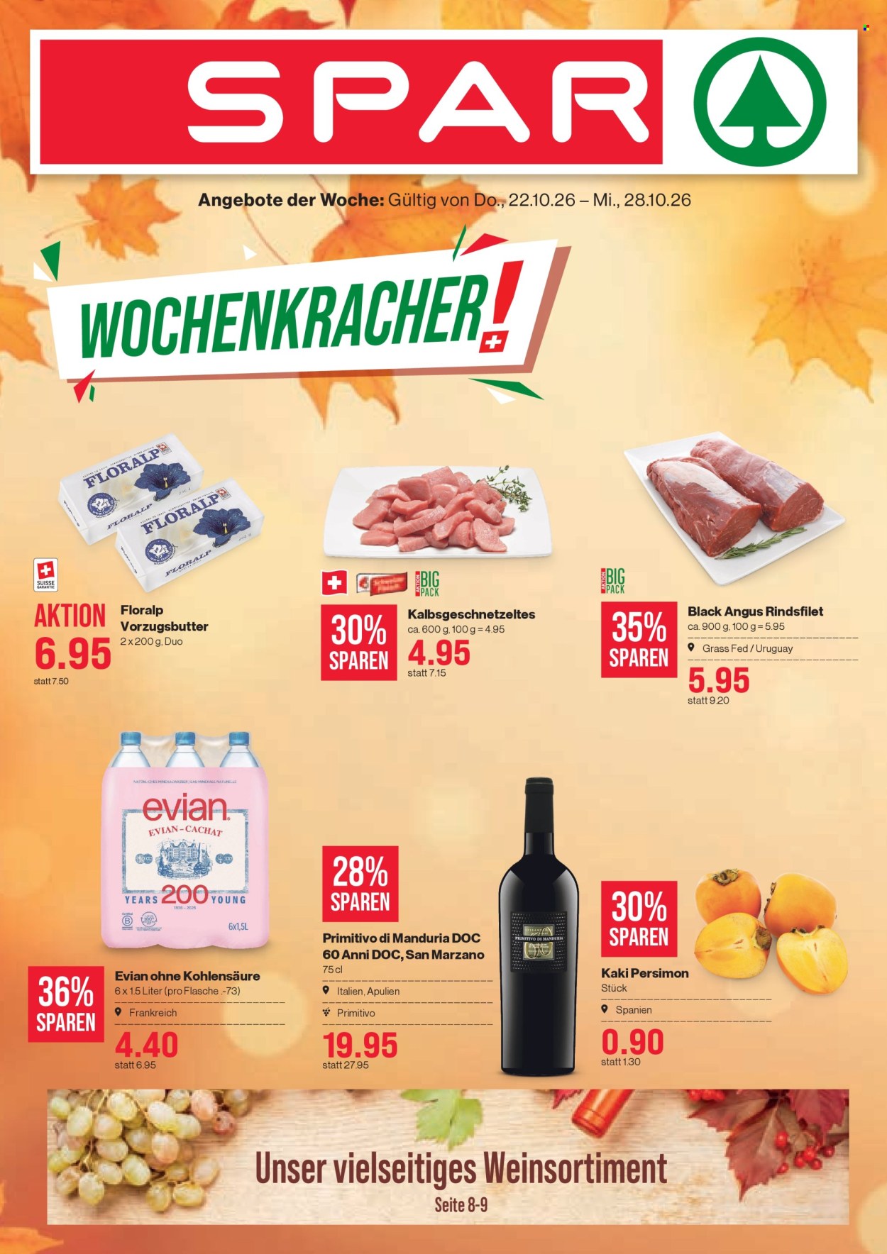 Prospekte SPAR - 22.10.2026 - 28.10.2026. Seite 1. Seite 1