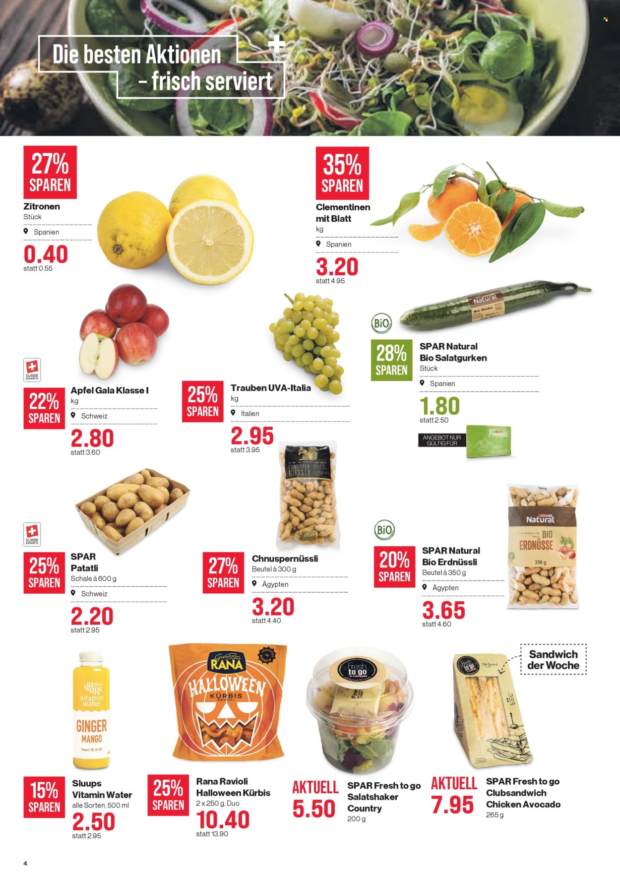 Prospekte SPAR - 22.10.2026 - 28.10.2026. Seite 4. Seite 4